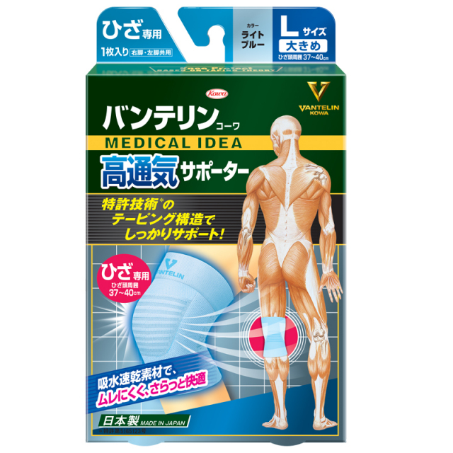 バンテリンコーワ高通気サポーターひざ専用