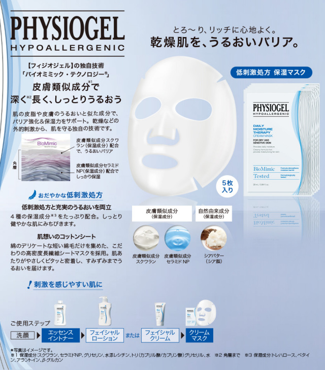 フィジオジェルDMTクリームマスク