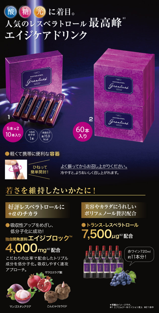 エフエムジーミッション レスベラトロールグランリュクス