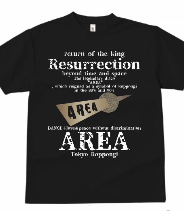 AREAエリアTシャツキング