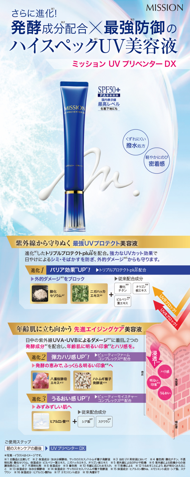 エフエムジー&ミッション ミッション UV プリベンター DX 30g