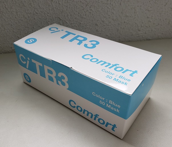Ciメディカル Tr3コンフォートマスク Sサイズ 50枚入 ブルー
