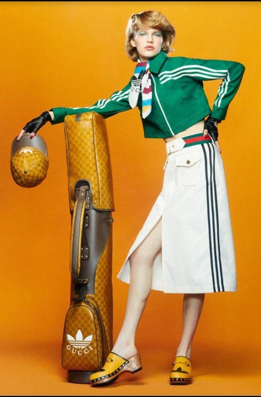 Gucci x adidas グッチ×アディダス コラボ ジャカードジャケット 緑 