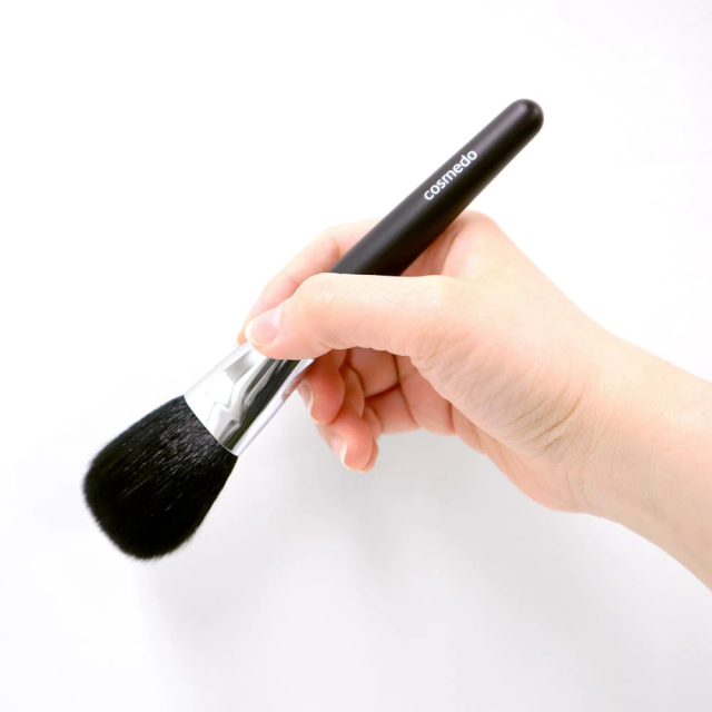 匠の化粧筆コスメ堂】熊野筆 レギュラータイプ フェイスブラシ（山羊毛