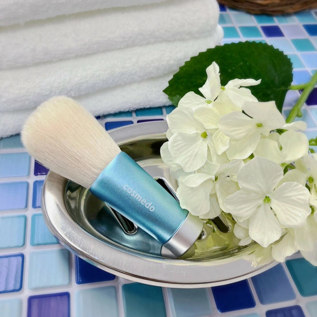 熊野筆メイクブラシ】 熊野筆 スペシャル洗顔ブラシ 粗光峰＋PBT