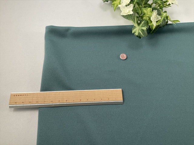 ポリエステルスムースピーコックグリーン