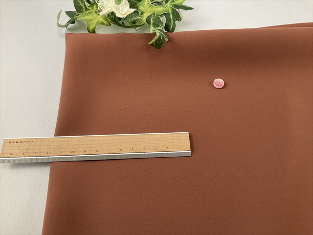 強撚スムージーダブルサテンテラコッタ