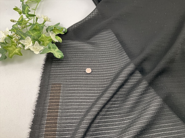 ドビーボーダーフォーマルブラック