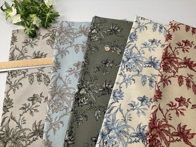 コットンシャーティングフラワー