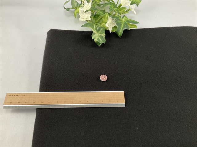 ネル起毛コットンブラック