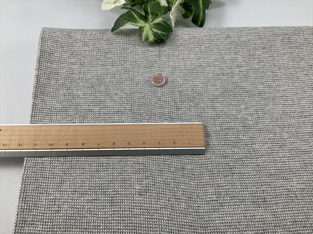 ざっくり双糸スパンフライスグレー杢