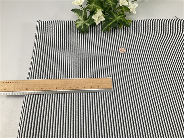 コードストライプニットダークネイビー