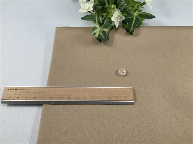 UVカットストレッチツイルライトブラウン