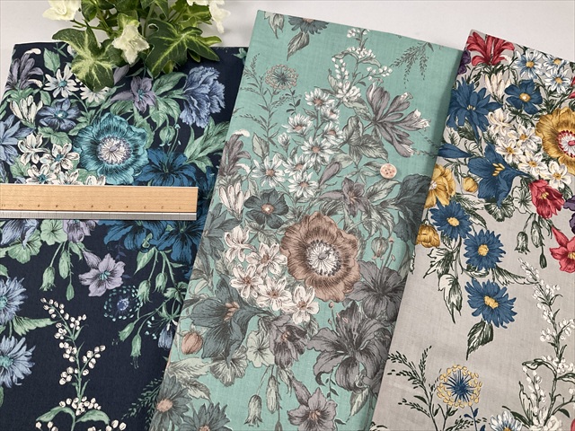 綿ローンしなやかフラワー