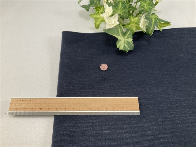 くったりとろけるポンチニットダークネイビー