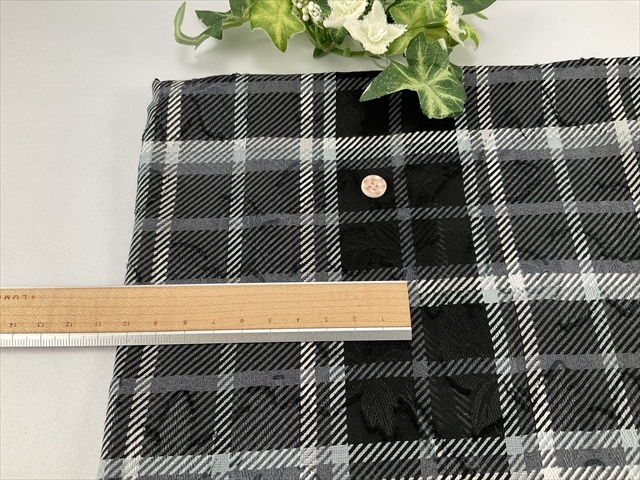 カットジャガードチェック