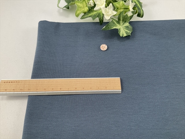 滑らかウルティマ天竺くすみネイビー