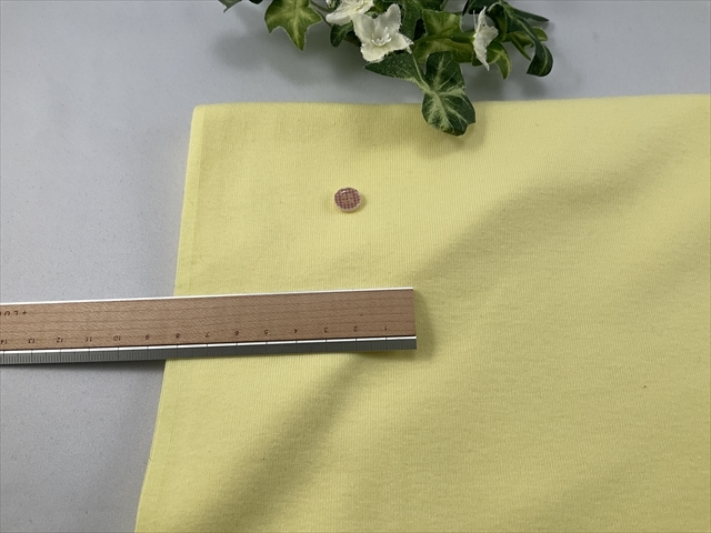 柔らかフライスレモンイエロー