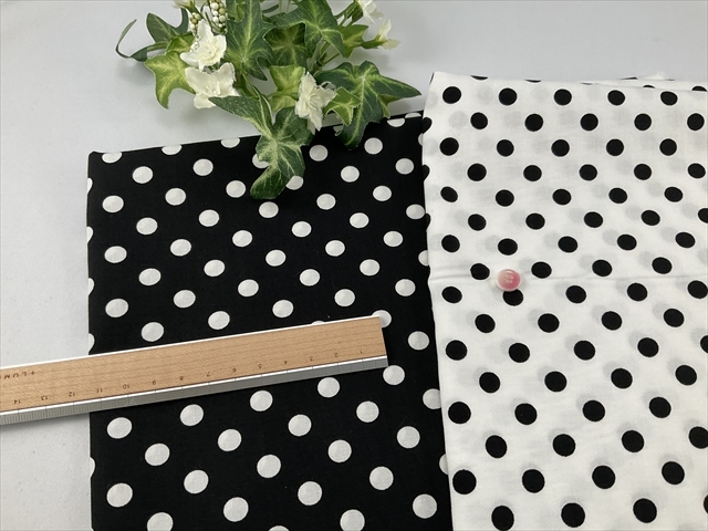 綿ブロード水玉