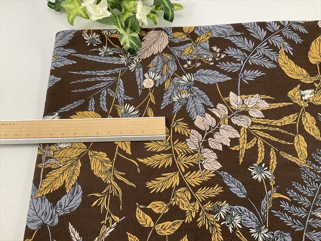 シャツコールブラウンフラワー