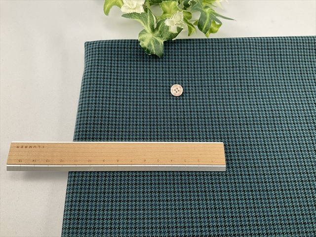 TR裏起毛グリーン千鳥