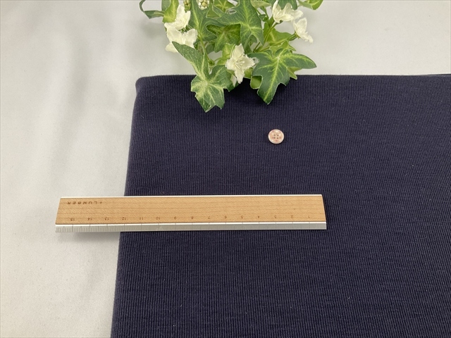 ウール混ナチュラルリバーフライスネイビー