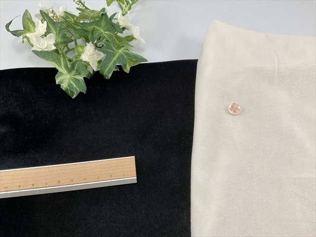 くったりトリコットベロアニット