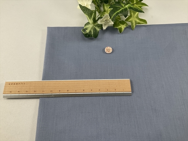 ひらひら綿ローンスモークブルー