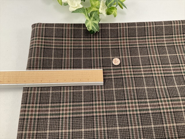 2WAY裏起毛TRブラウンチェック