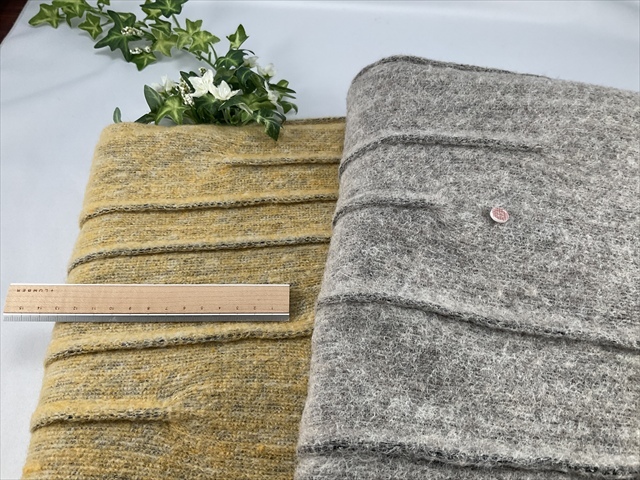 起毛ジャガードウールニット