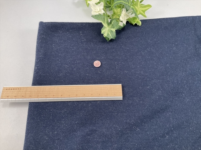 デニム調柔らかジャガードニット