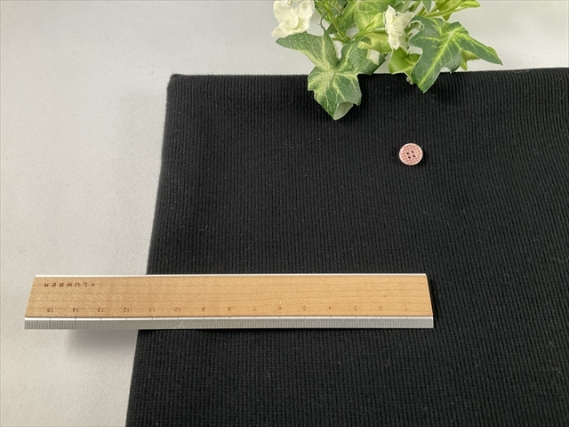 幅広ストレッチベアテレコブラック