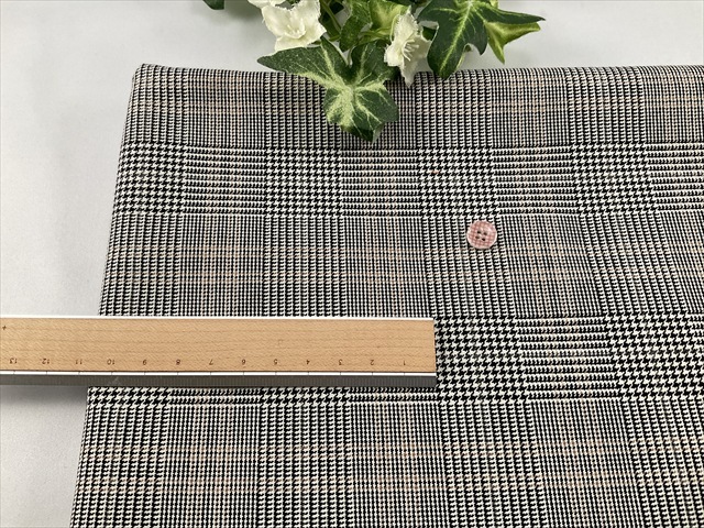 裏起毛2WAYグレンチェックTR