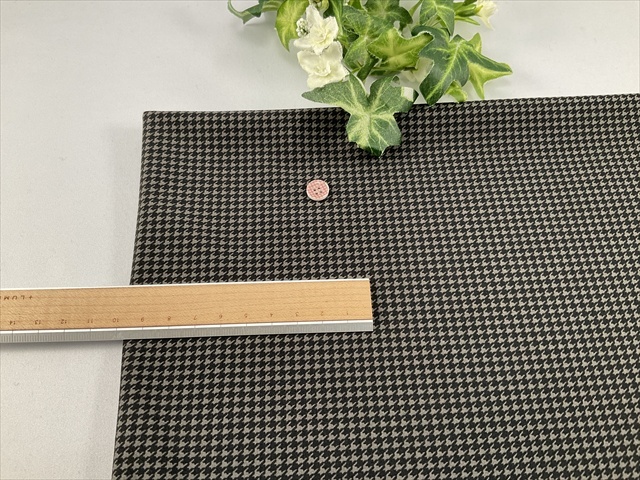 2WAYハイテンションニット千鳥グレー