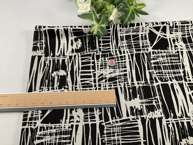 ポリエステルスムースブラック筆線