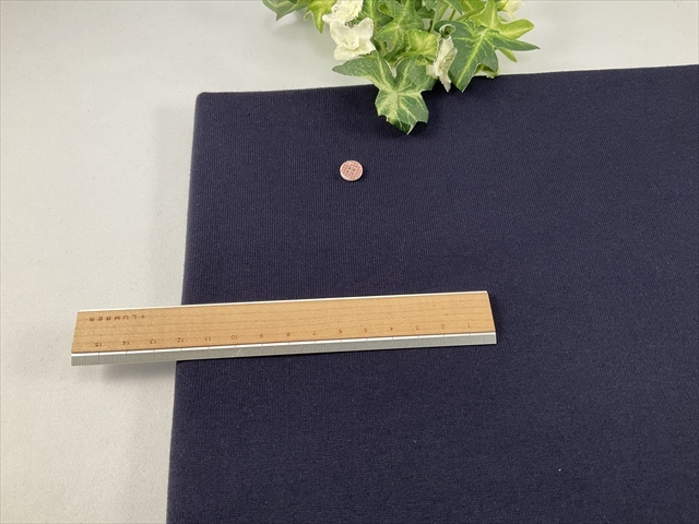 スーパー度詰め天竺ネイビー