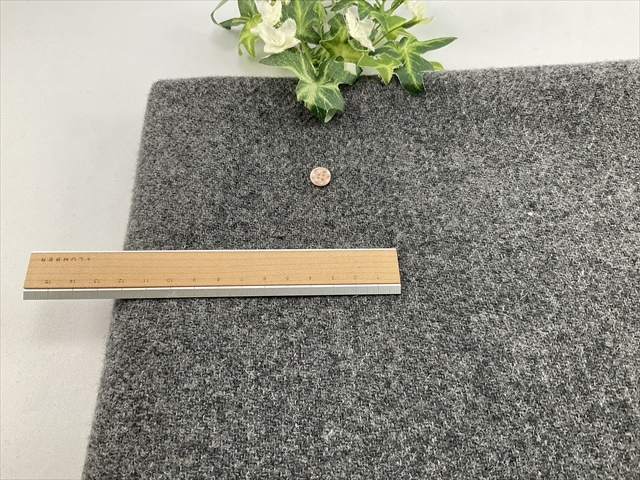 ウールツイードグレー杢