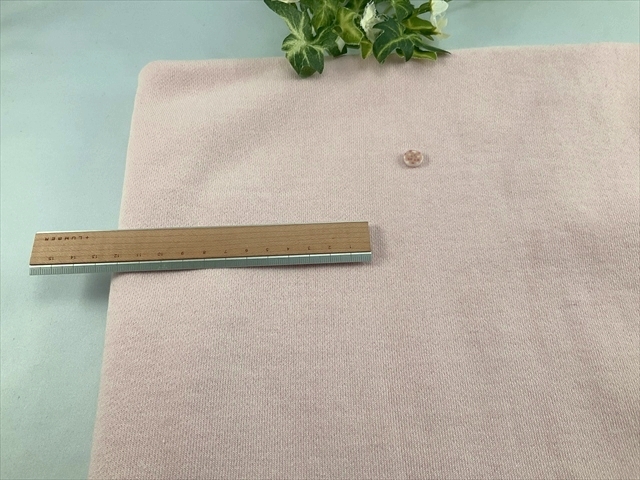 裏毛起毛トレーナーベビーピンク