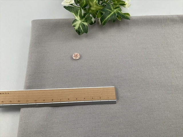 柔らかウール天竺グレージュ