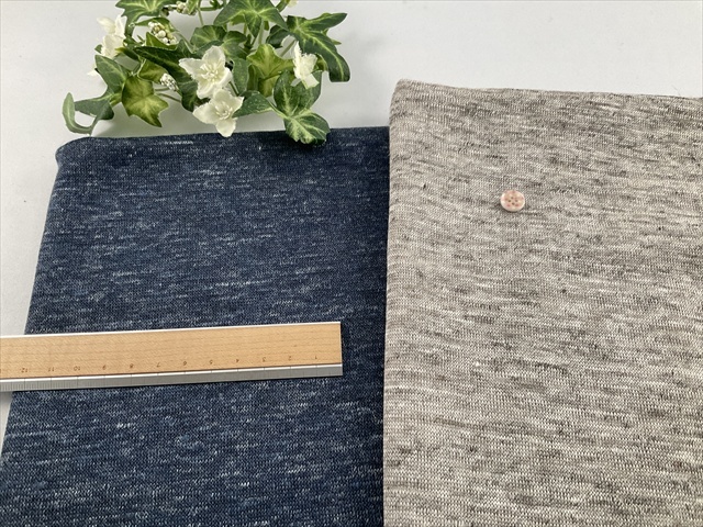 接結くったりリネン天竺