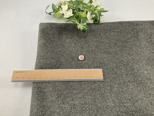 両面起毛ポンチニットグレー杢