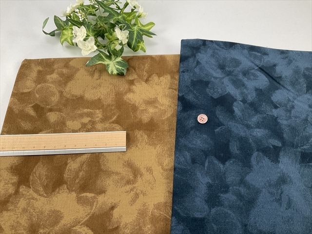 細ウネコーデュロイシャドーフラワー