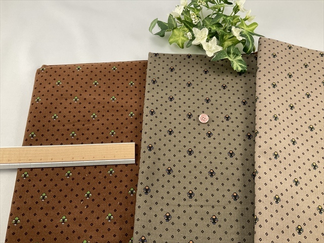 細ウネコーデュロイみつばち