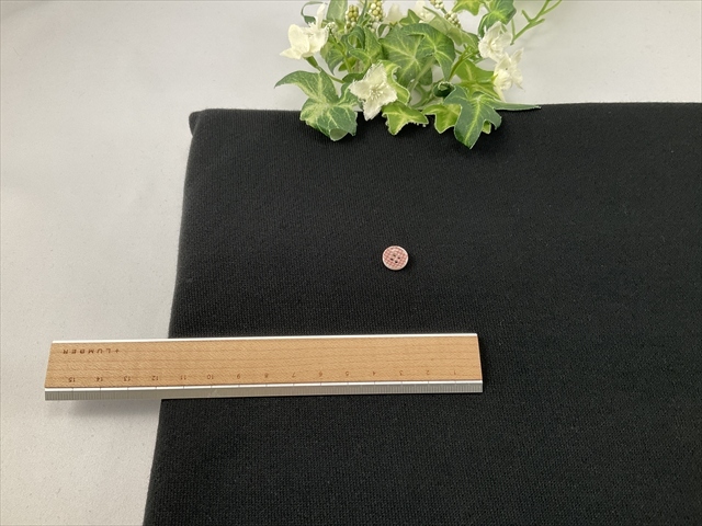 ブラック裏毛パイルトレーナー