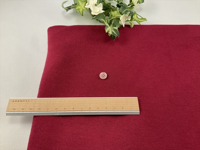 裏毛パイルトレーナーガーネット