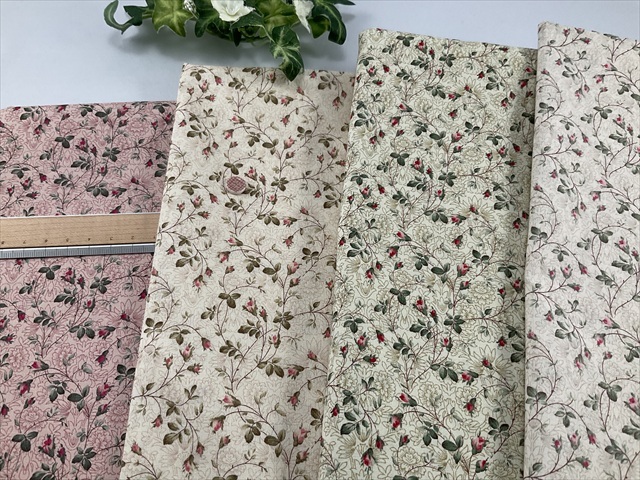 フラワーコットンシャーティング