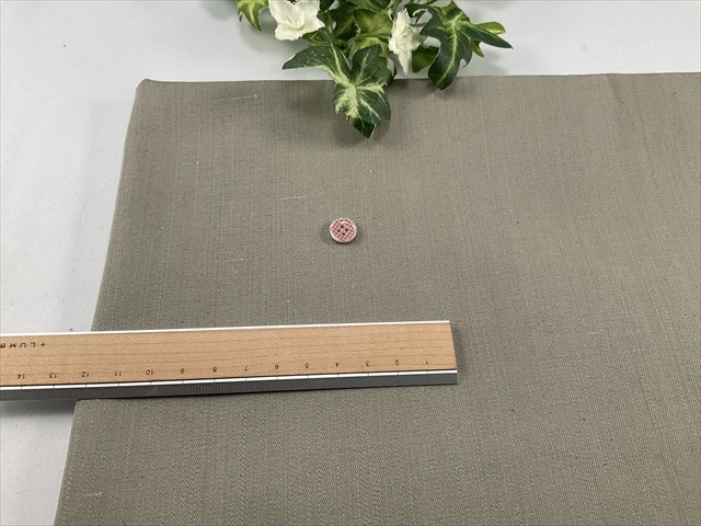 ストレッチデニムグリーンベージュ