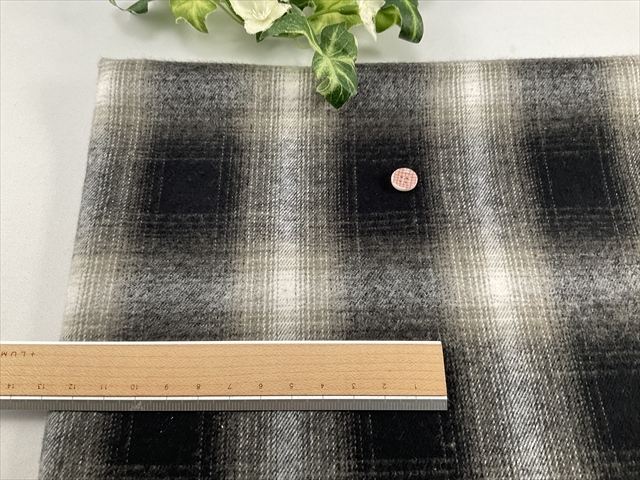 グラデーションチェックコットン