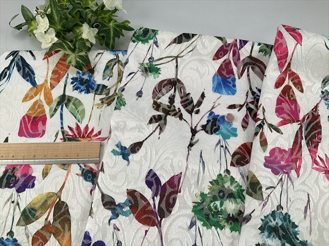 ストレッチジャガードフラワーA