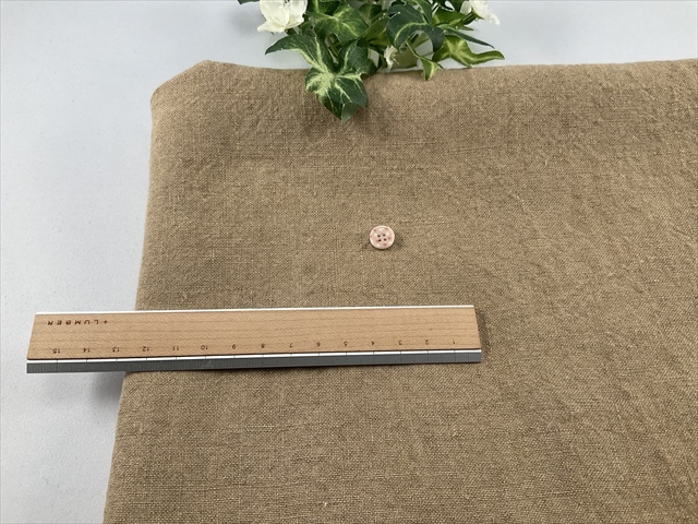 キャンバストリプルウォッシュリネンベージュ